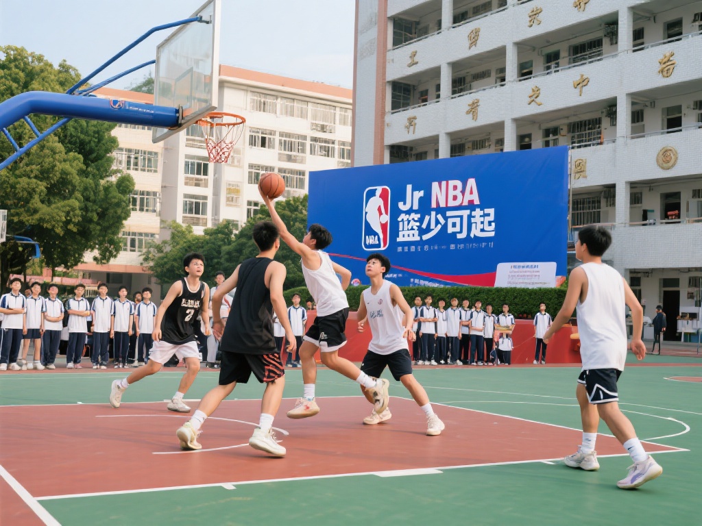 Jr.NBA《篮少可期》:仲元中学青春篮球梦 仲元中学的校园里,一股篮球的热潮正在悄然